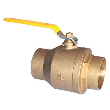 Brass Ball Valve with Soldered Ends