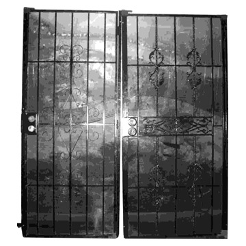 New Security Wrought Iron Gate & Door