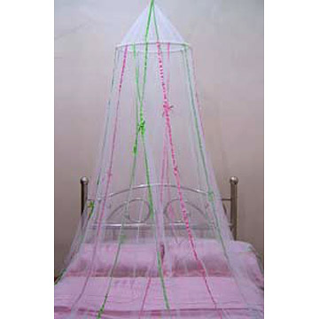 Cirlce Bed Canopy with ribands