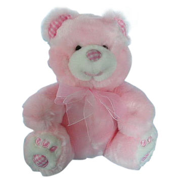 Bears with Pink Ribbon