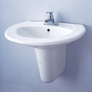Wash Basins With Half Pedestal HDlP029