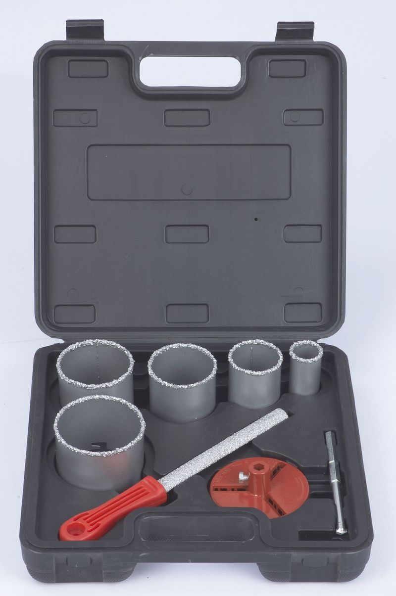 8PC Carbide Coated Hole Saws Set