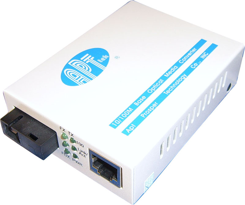 APT-103WS36OC Single-fiber Dual-direction Fiber Optic Media Converter