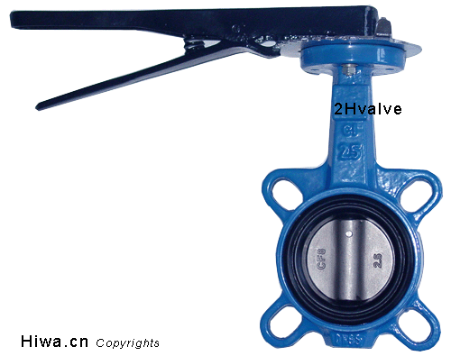 Wafer type butterfly valves