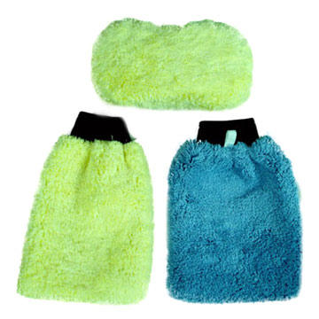 Micro Fiber Wash Mitts and Pads