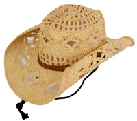 Straw cowboy hat