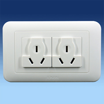 Twin Three Pin Multifunction Sockets