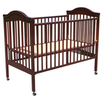 High Lever Wooden Baby Bed, Crib