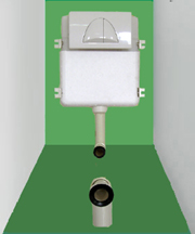 concealed cistern(suit for standing floor lavatory)