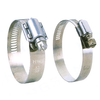 Galvanized iron european type hose clamp