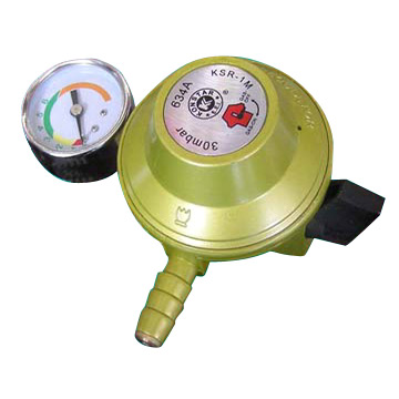 Gas Regulators with Meter