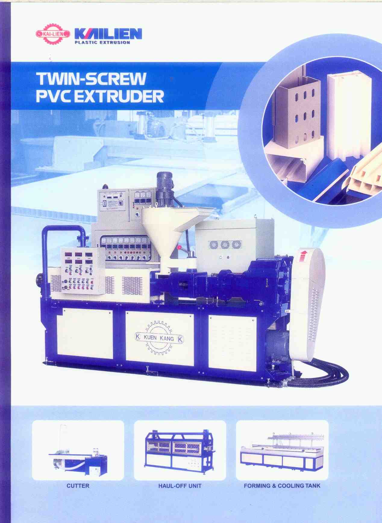 Twin-screw PVC Profile Extruders