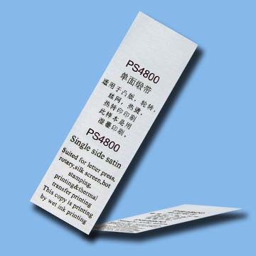 Polyester Satin Label Fabric
