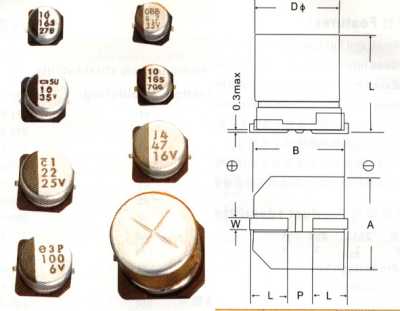 chip electrolytic capacitors