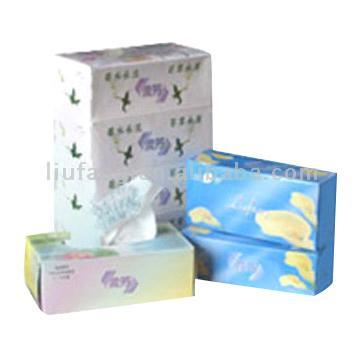 Box-Packaging Facial Tissue