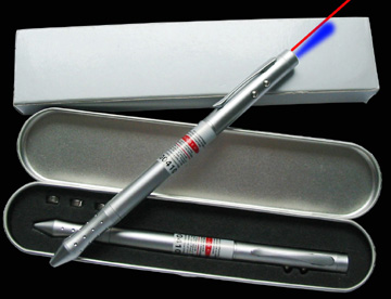 Laser pointer with PDA and ball point LED