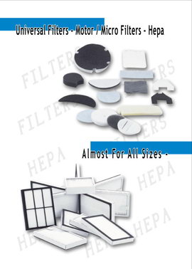 Heap filter for vacuum cleaner