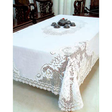 PVC Crochet Tablecloth