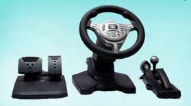 PS2/PS1/USB Real Force Feedback steering wheel