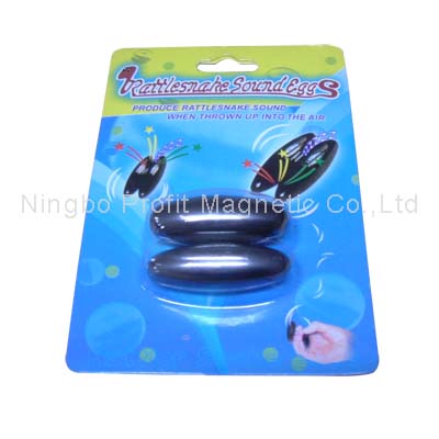 Black buzz magnet/singing magnet