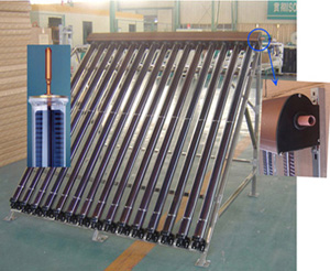 Super Heat Pipe Tubes Solar collector(Separated from Water Tank)