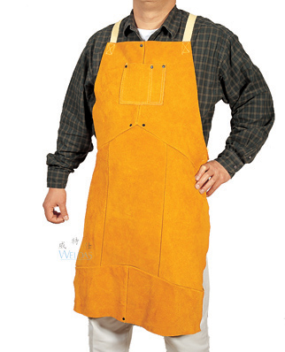 cow split leather apron