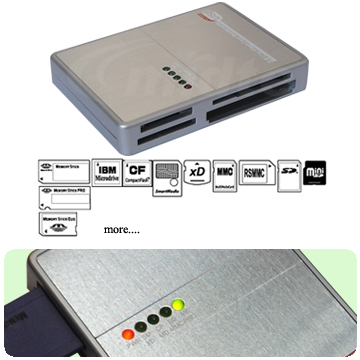 USB 12 in 1 Card Readers