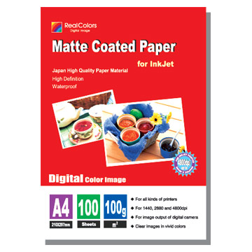 130g Inkjet Matte Coated Papers
