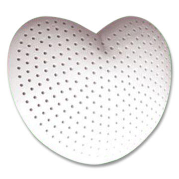 Soft and 100 Percent Natural Latex Heart-Shaped Pillows