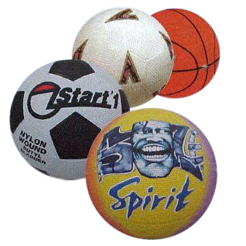 Rubber Basketballs & Soccer Balls