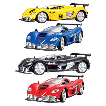 4W 2-Speed Toy Sports Cars