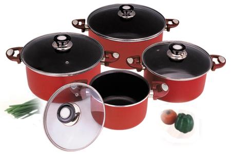 8Pcs Alumium Cookwares