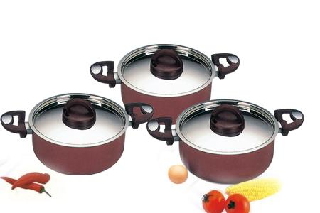 6Pcs Alumium Cookwares