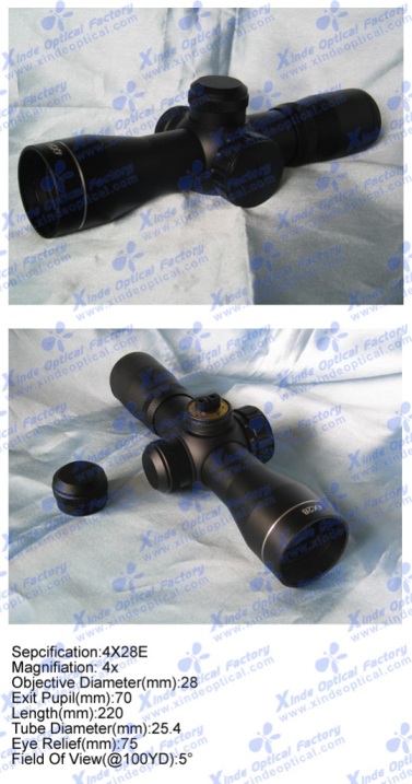 4X28E riflescope