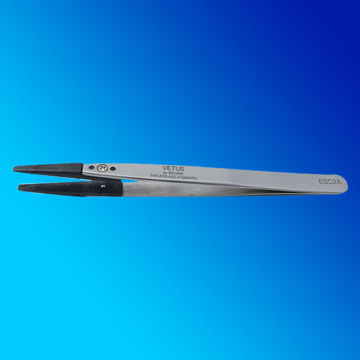 Changeable Head Anti-Static Stainless Steel Tweezers