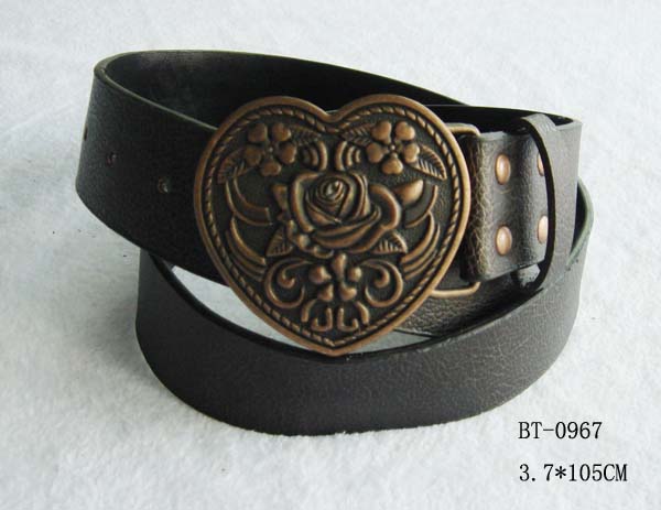 Buckle Embossed Patterned Belt