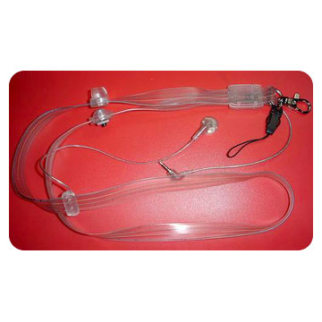 PVC Neck Hang Earphones