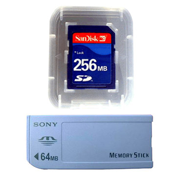 SD Card, Sony Memory Stick