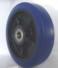 blue elastic rubber wheel