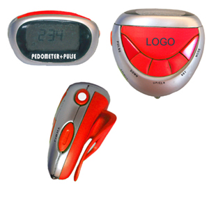 Pedometer with Heart Rate Tester