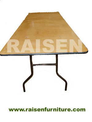 banquet folding table,plywood table,rental table