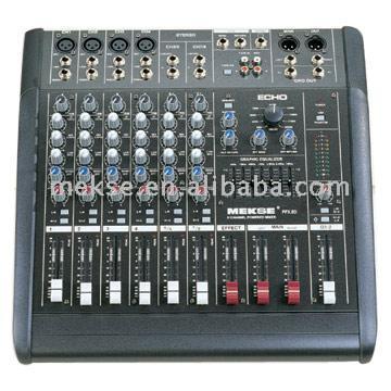 8 Channel Stereo Powered Mixers