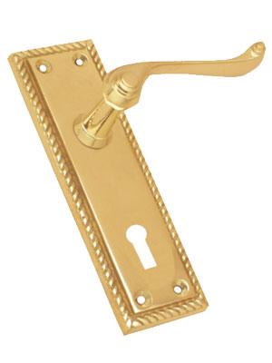 BRASS LEVER LOCK HANDLES