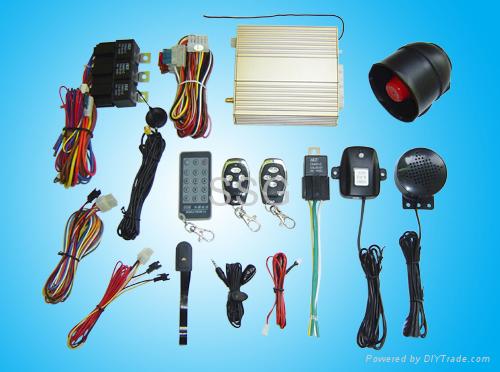 Intelligent GSM Car alarm system with car phone carrier