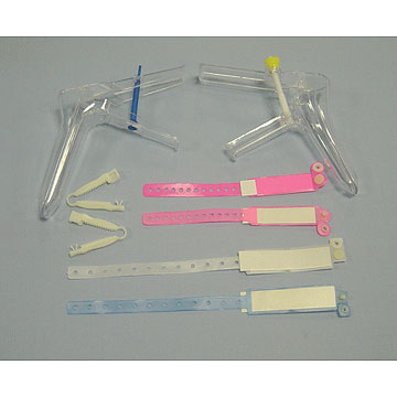 Vaginal Speculum, Umbilical Cord Clamp, ID Bracelets