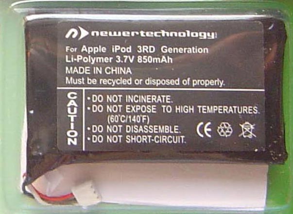 Battery for iPod 3rd Generation