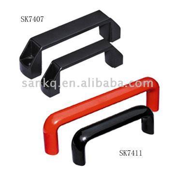 Handles with zinc alloy