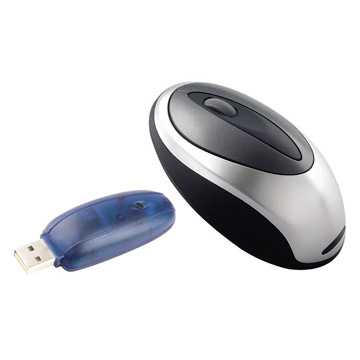 3 Buttons Wireless Optical Mouse and Mini Receivers
