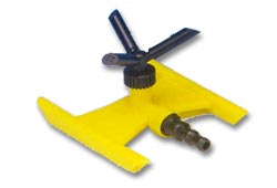Three-arm Rotating Sprinkler with H-shape Bases