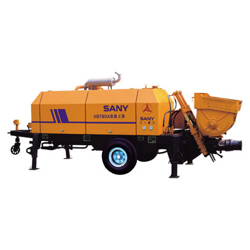 Trailer-Mounted Concrete Pumps